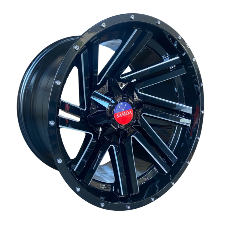 PW-AW35 - FULL GLOSS BLACK WITH MILLING