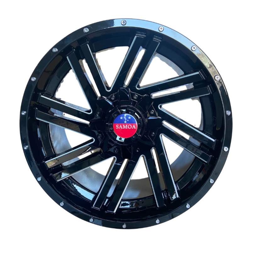 PW-AW35 - FULL GLOSS BLACK WITH MILLING