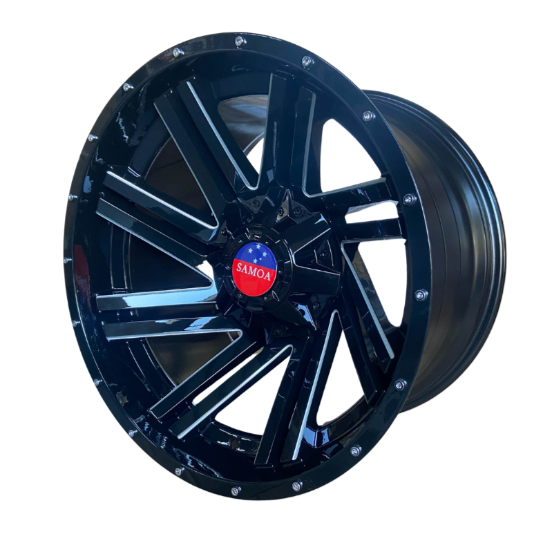 PW-AW35 - FULL GLOSS BLACK WITH MILLING