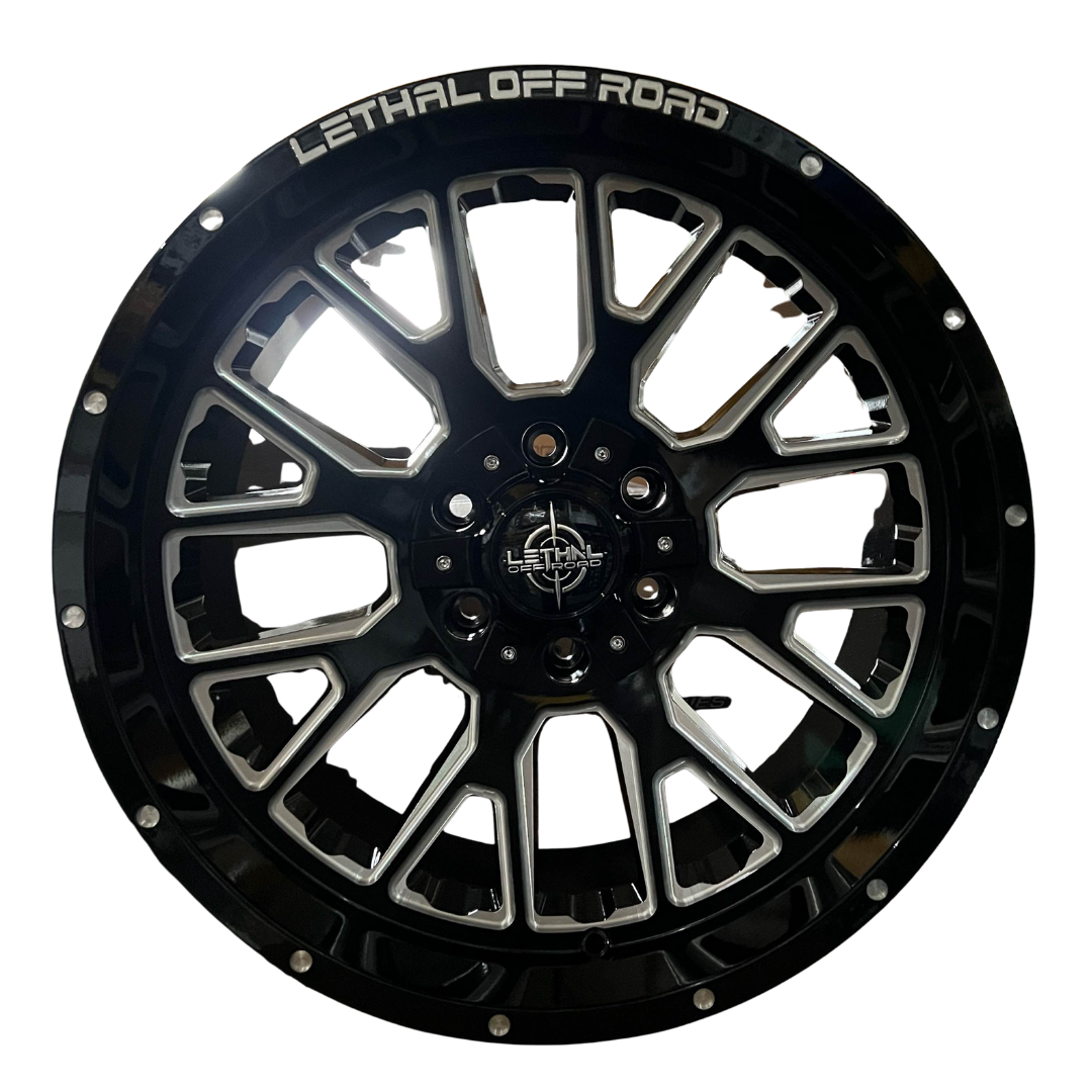 PW-AW27 - GLOSS BLACK MILLED