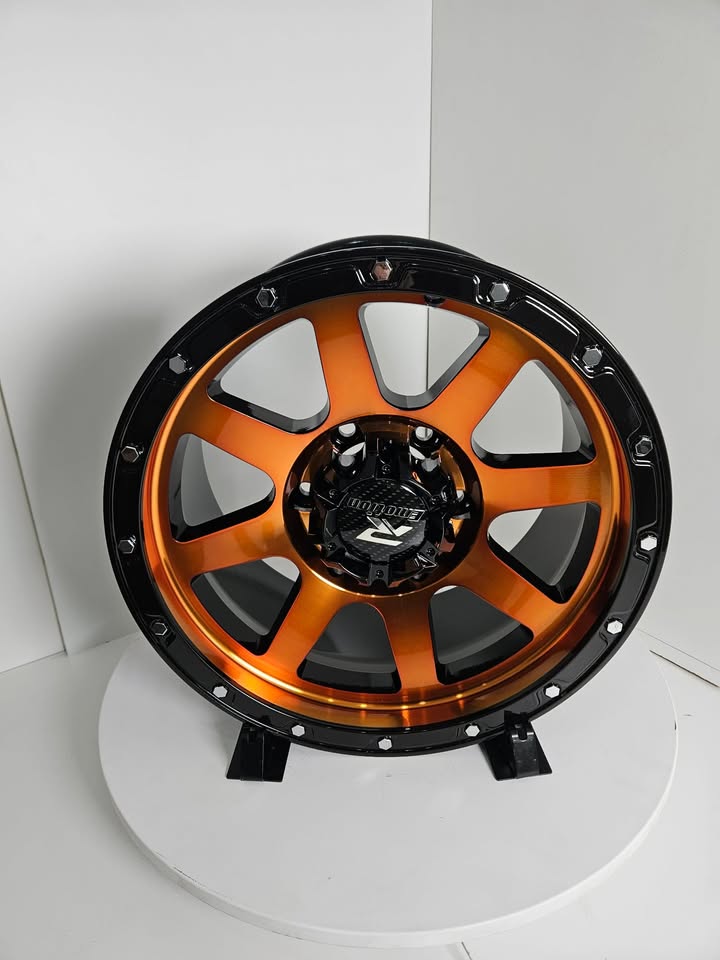 PW-AW08 - 16X8" BLACK MF ORANGE COATING