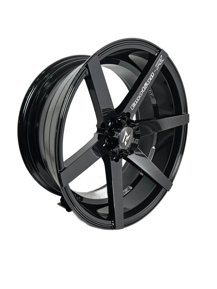 PW32 - 20X9" 6X139.7 GLOSS BLACK - SET OF 4 WHEELS
