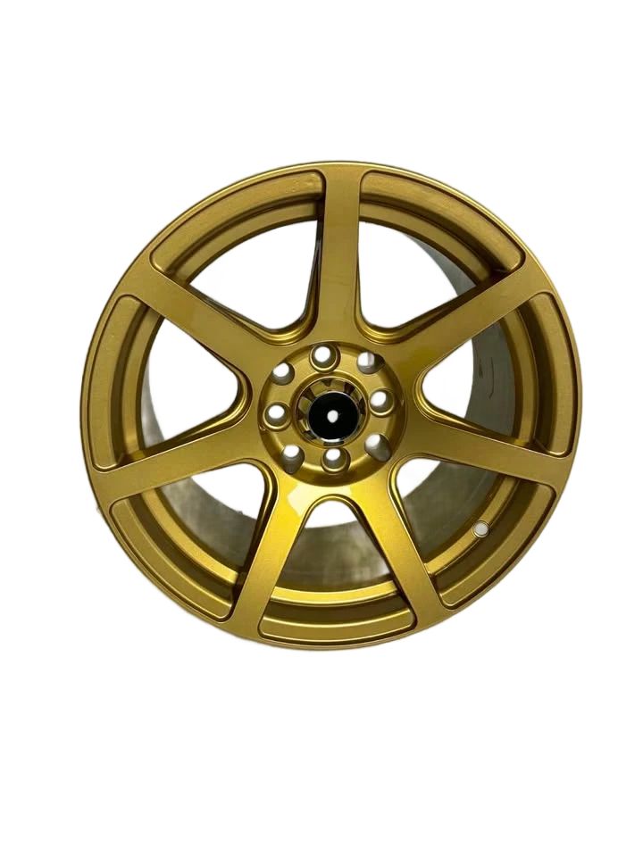 PW48 - 15X8" 4X100-114.3 FULL GOLD - SET OF 4 WHEELS