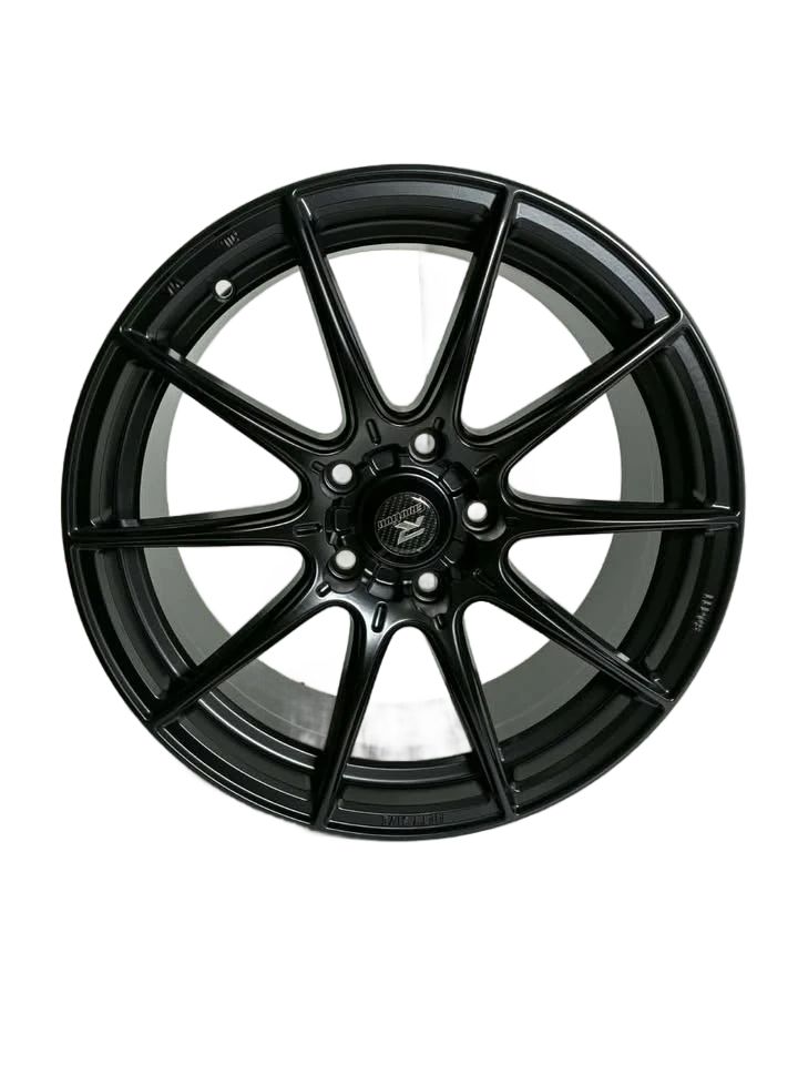 PW09 - 17X7.5" 5X114.3 MATT BLACK - SET OF 4 WHEELS