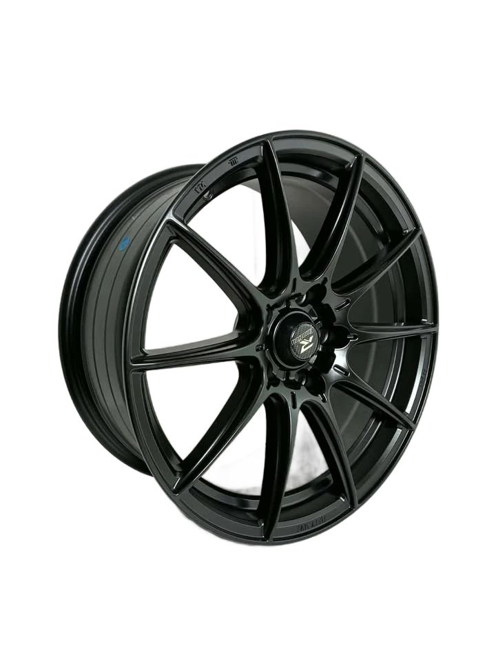 PW09 - 17X7.5" 5X114.3 MATT BLACK - SET OF 4 WHEELS