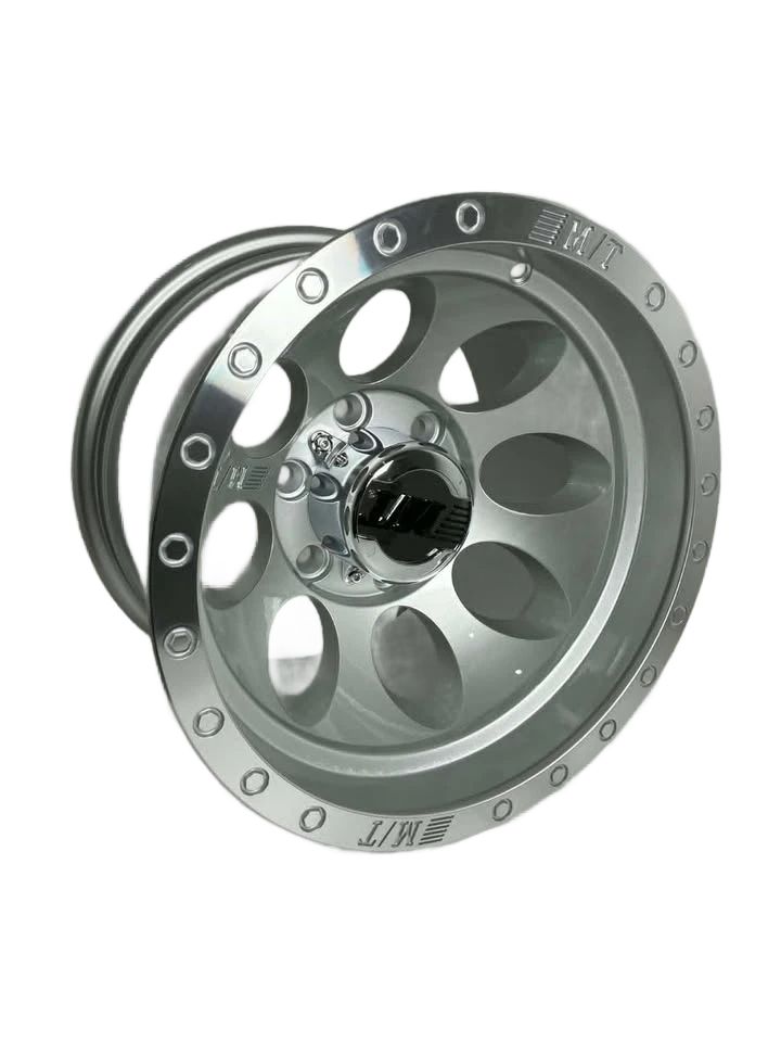 PW29 - 15X10" 6X139.7 SILVER MACHINED LIP - SET OF 4 WHEELS
