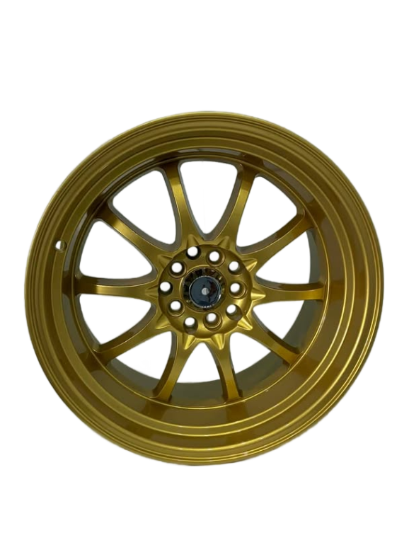 PW17 - 17X9" 5X100-114.3 FULL GOLD - SET OF 4 WHEELS