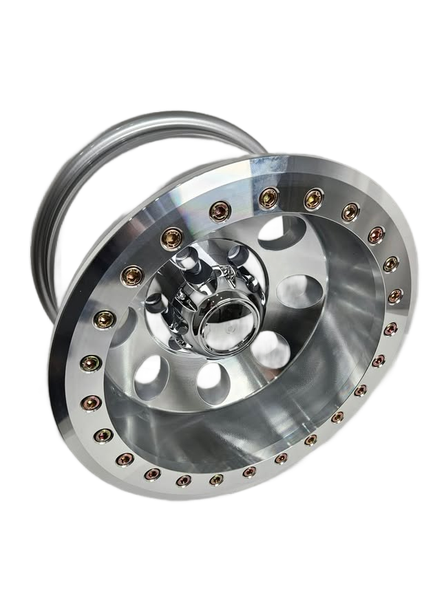 PW-AW01 - 16X10" BEADLOCK SILVER MACHINED